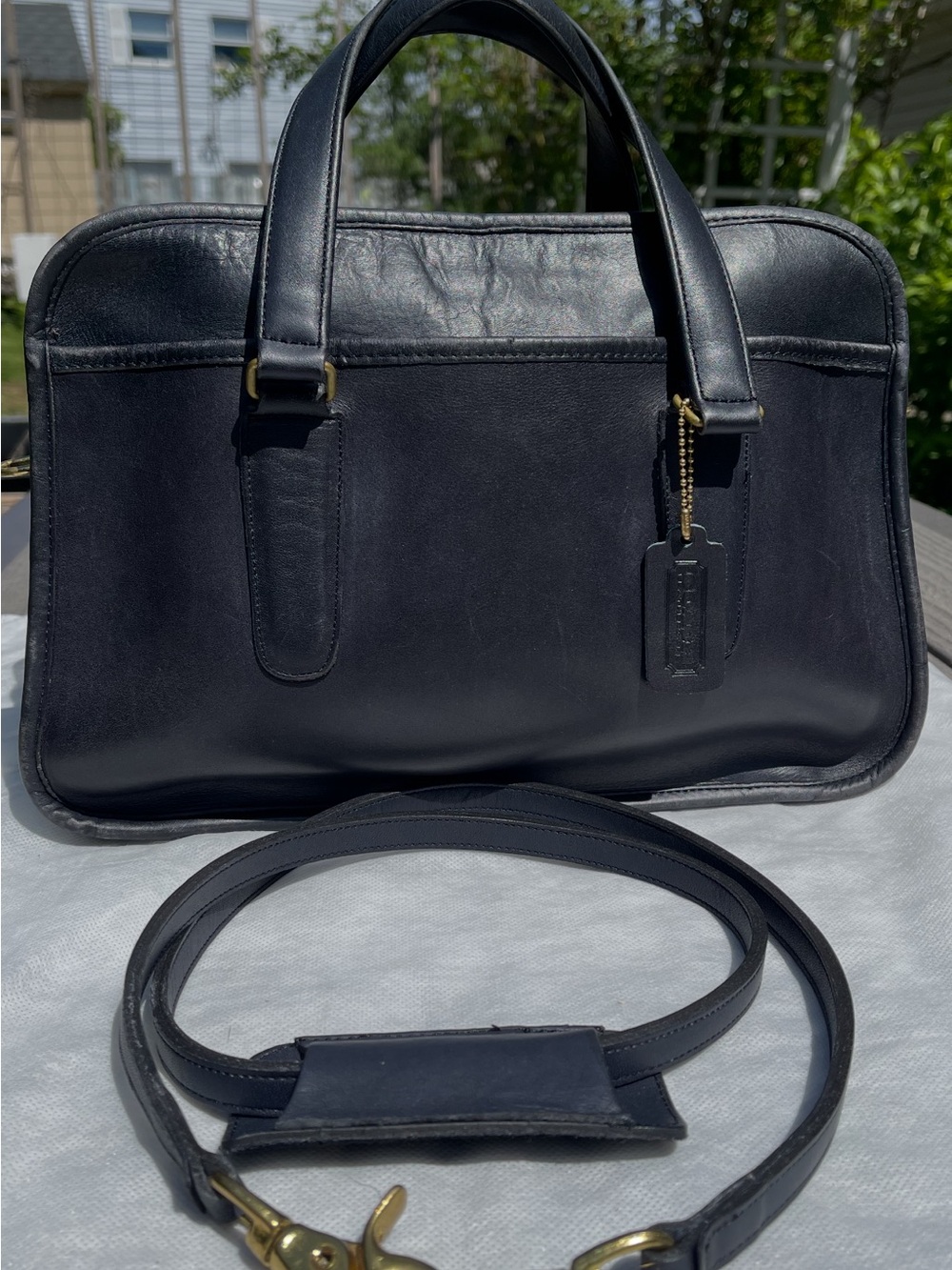 Vintage Coach Skinny flight Bag
